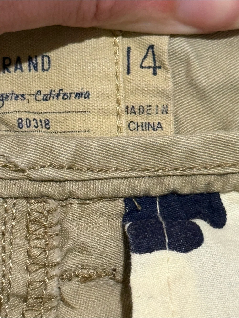 Lucky Brand Kids Cargo Shorts in Khaki Green